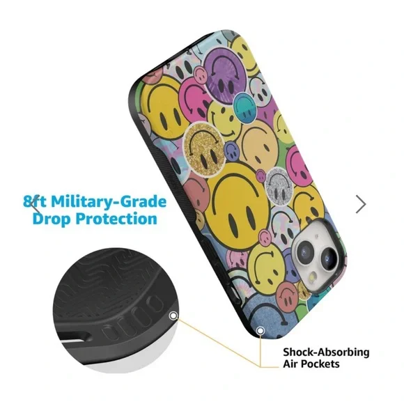 Smiley Face iPhone 15 Phone Case